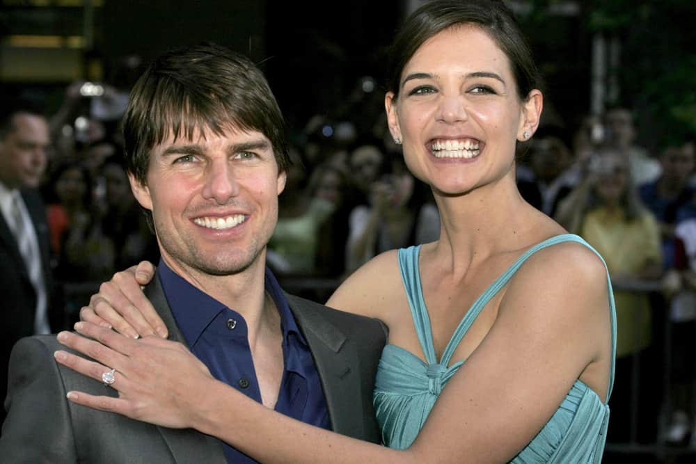 Tom Cruise and Katie Holmes before divorce