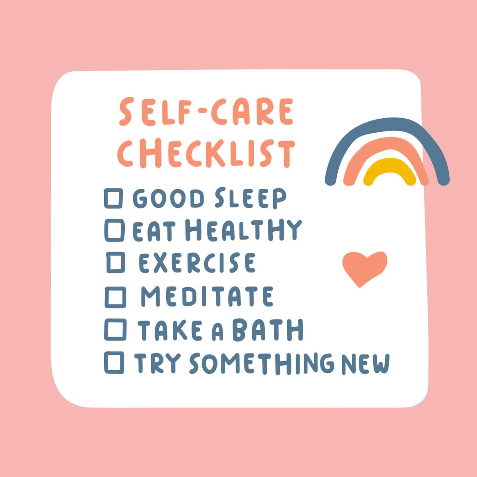 Self-care checklist